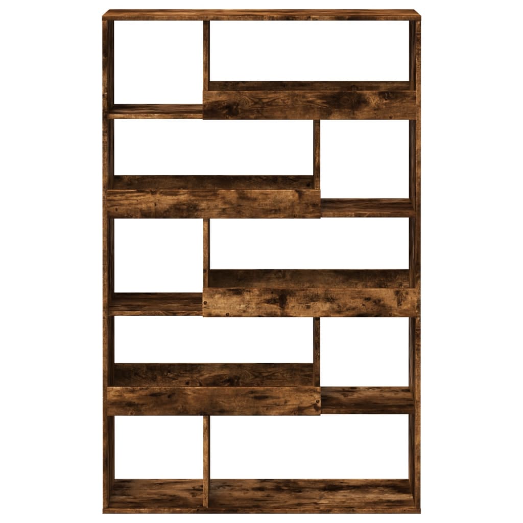 vidaXL Room Divider Smoked Oak100x33x156.5 cm Engineered Wood - Brown