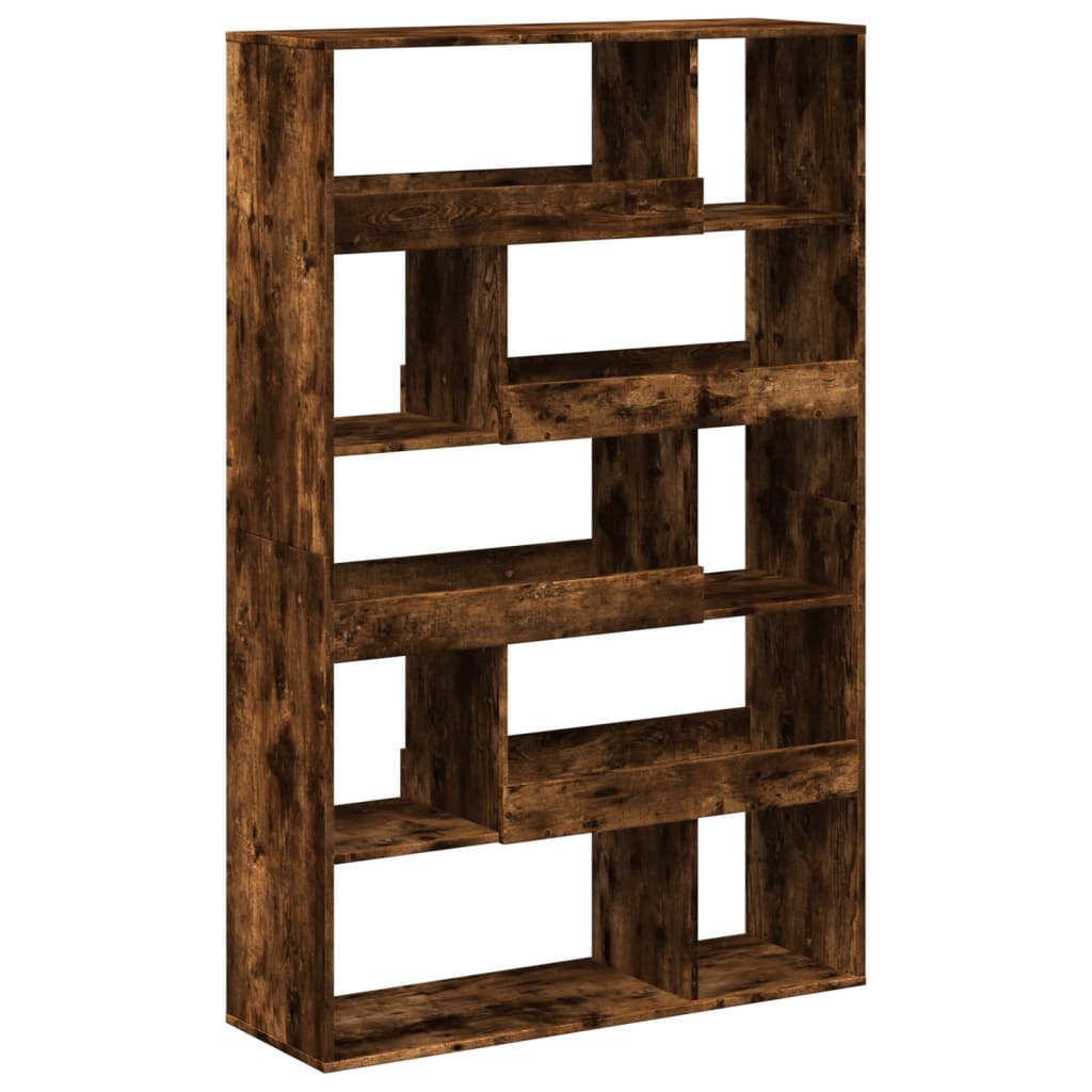 vidaXL Room Divider Smoked Oak100x33x156.5 cm Engineered Wood - Brown