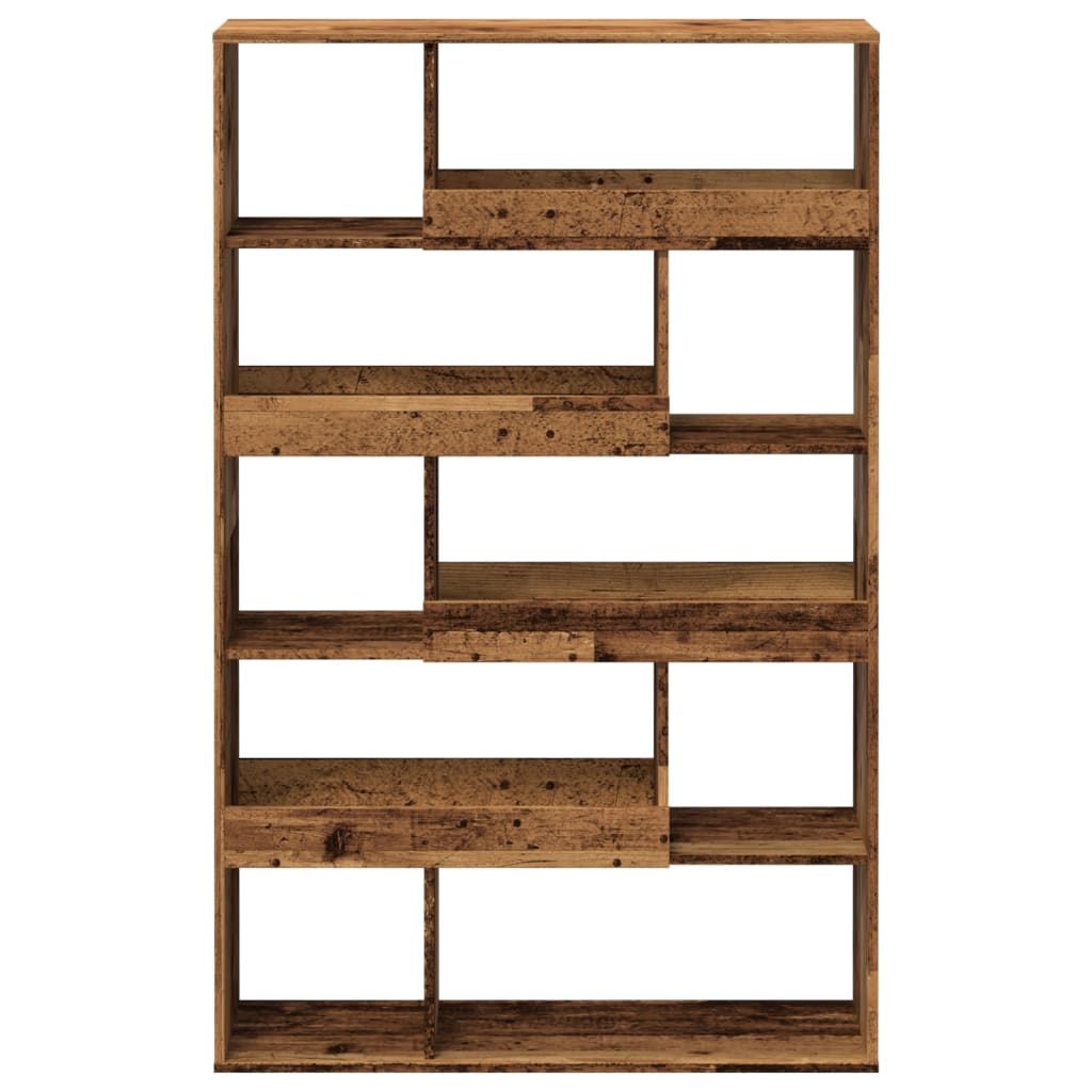 vidaXL Room Divider Old Wood 100x33x156.5 cm Engineered Wood - Brown