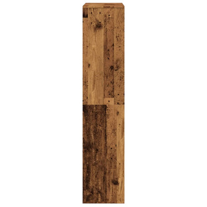 vidaXL Room Divider Old Wood 100x33x156.5 cm Engineered Wood - Brown