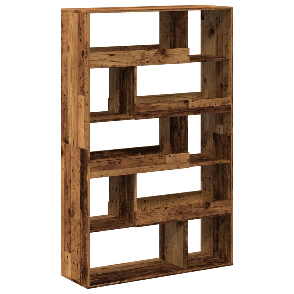 vidaXL Room Divider Old Wood 100x33x156.5 cm Engineered Wood - Brown