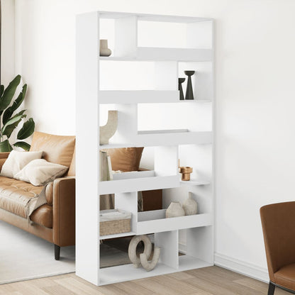 vidaXL Room Divider White 100x33x187.5 cm Engineered Wood
