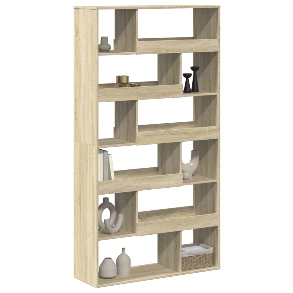 vidaXL Room Divider Sonoma Oak 100x33x187.5 cm Engineered Wood - Brown