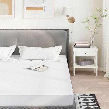 vidaXL Mattress Protector White 100x220 cm Waterproof - 220 x 100 x 27 cm
