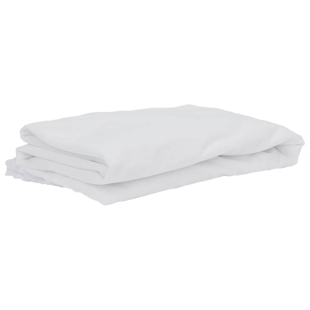 vidaXL Mattress Protector White 140x220 cm Waterproof - 220 x 140 x 27 cm