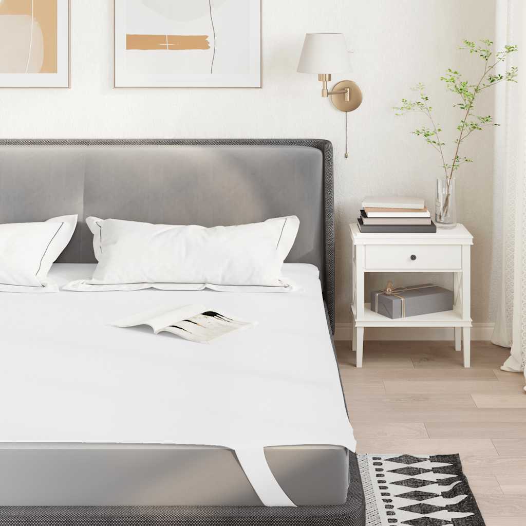 vidaXL Mattress Protector White 140x200 cm Waterproof - 200 x 140 cm