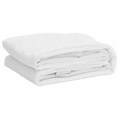 vidaXL Mattress Protector White 100x220 cm Waterproof - 220 x 100 cm
