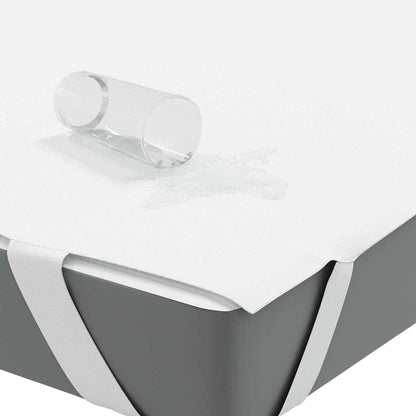 vidaXL Mattress Protector White 100x220 cm Waterproof - 220 x 100 cm