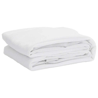 vidaXL Mattress Protector White 140x220 cm Waterproof - 220 x 140 cm