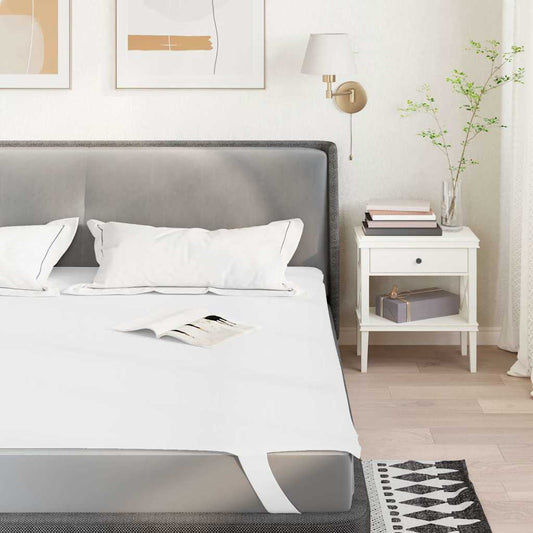vidaXL Mattress Protector White 140x220 cm Waterproof - 220 x 140 cm