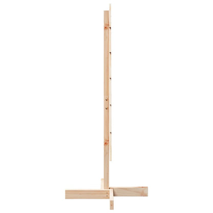 vidaXL Wooden Christmas Tree for Decoration 110 cm Solid Wood - Brown