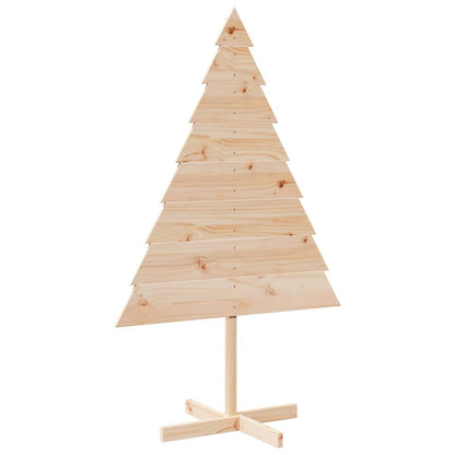 vidaXL Wooden Christmas Tree for Decoration 150 cm Solid Wood - Brown