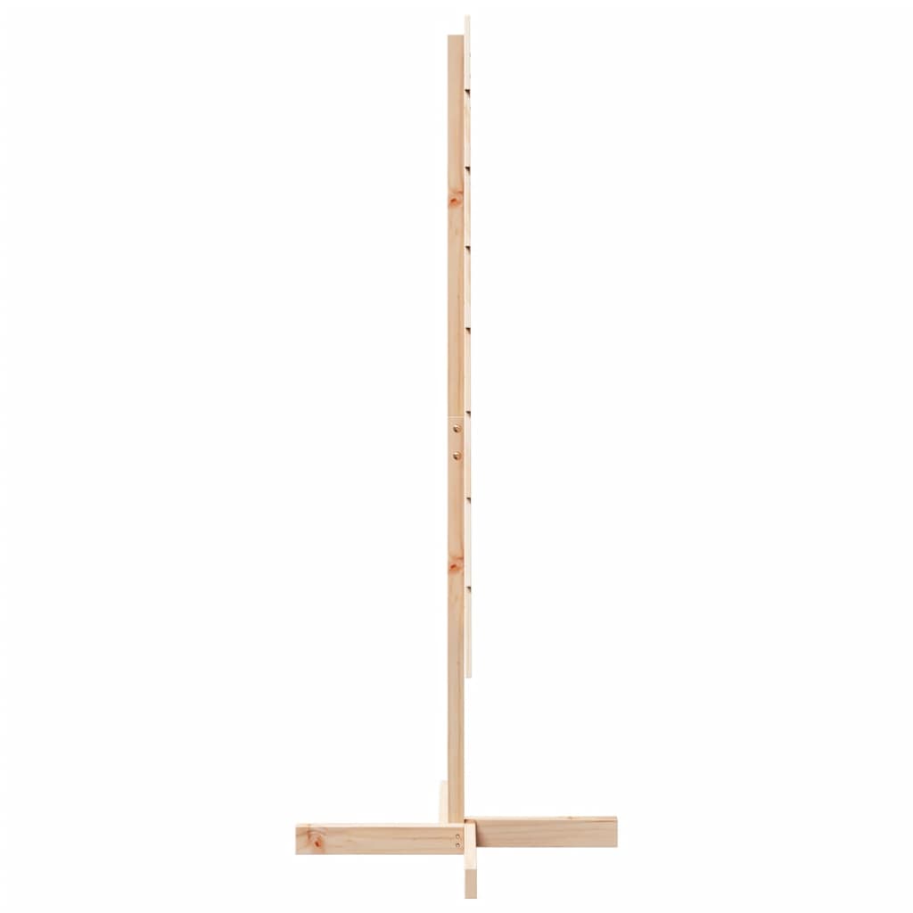 vidaXL Wooden Christmas Tree for Decoration 150 cm Solid Wood - Brown