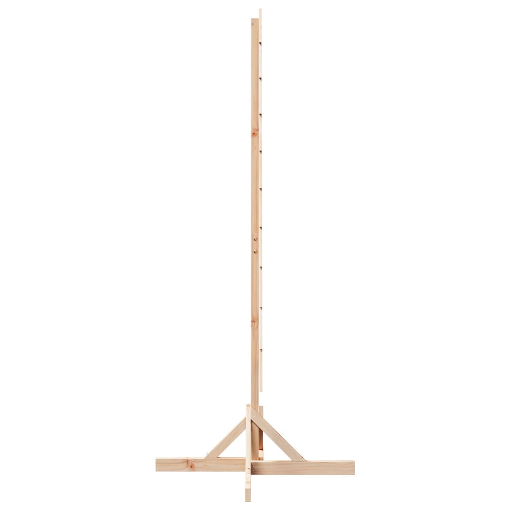 vidaXL Wooden Christmas Tree for Decoration 180 cm Solid Wood - Brown