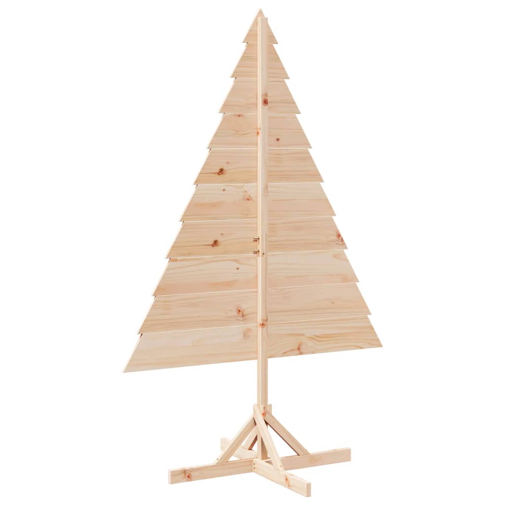 vidaXL Wooden Christmas Tree for Decoration 180 cm Solid Wood - Brown