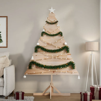 vidaXL Wooden Christmas Tree for Decoration 180 cm Solid Wood - Brown