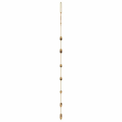 vidaXL Hanging Christmas Trees with Top Stars 2 pcs 42x90 cm Natural Branch