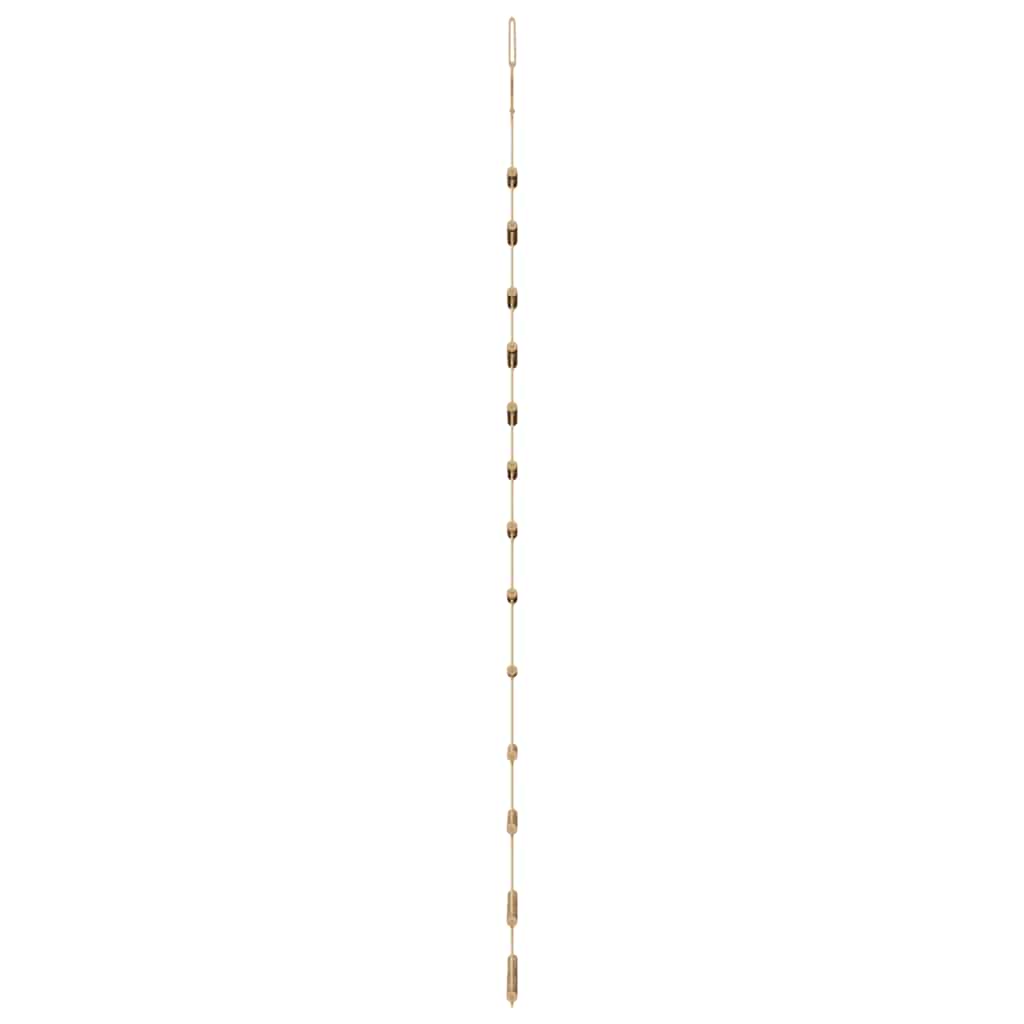 vidaXL Hanging Christmas Tree with Top Star 86x180 cm Natural Branch