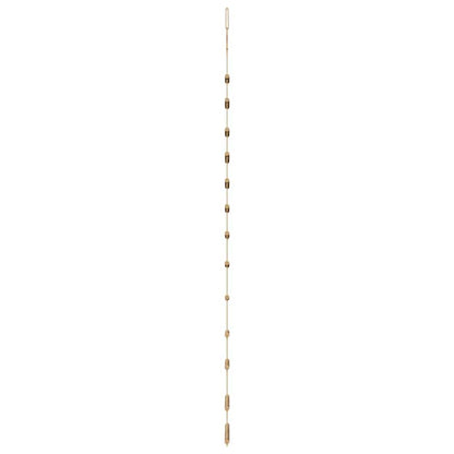 vidaXL Hanging Christmas Tree with Top Star 86x180 cm Natural Branch