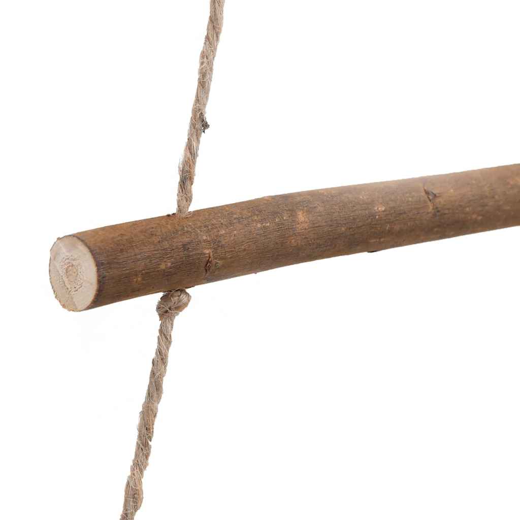 vidaXL Hanging Christmas Tree with Top Star 100x210 cm Natural Branch