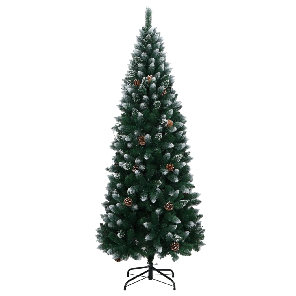 vidaXL Artificial Christmas Tree 300 LEDs 210 cm - Green