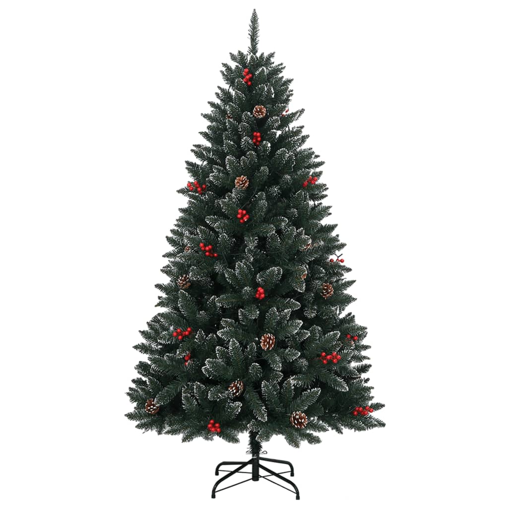 vidaXL Artificial Christmas Tree 150 LEDs 150 cm - Green - 35724