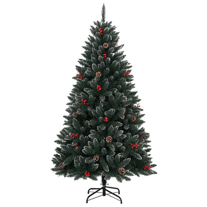 vidaXL Artificial Christmas Tree 150 LEDs 150 cm - Green - 35724