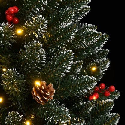 vidaXL Artificial Christmas Tree 150 LEDs 150 cm - Green - 35724