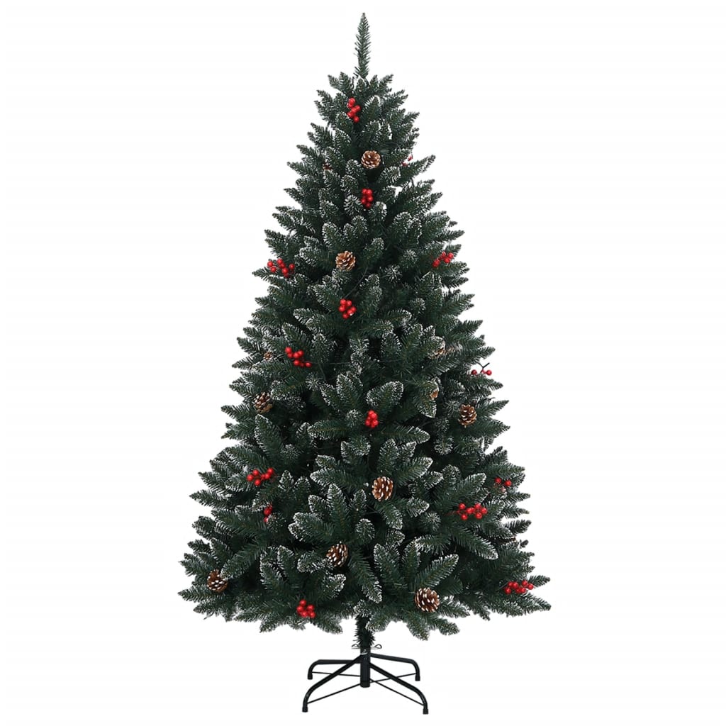 vidaXL Artificial Christmas Tree 300 LEDs 180 cm - Green - 35725