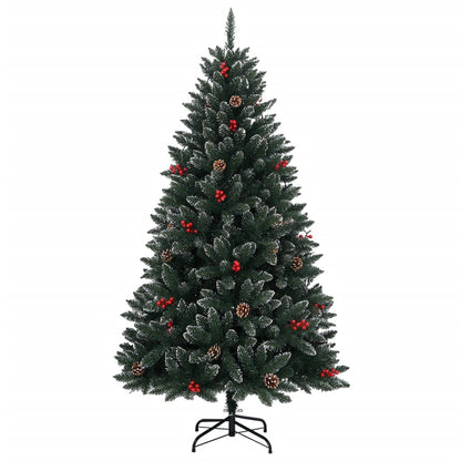 vidaXL Artificial Christmas Tree 300 LEDs 180 cm - Green - 35725
