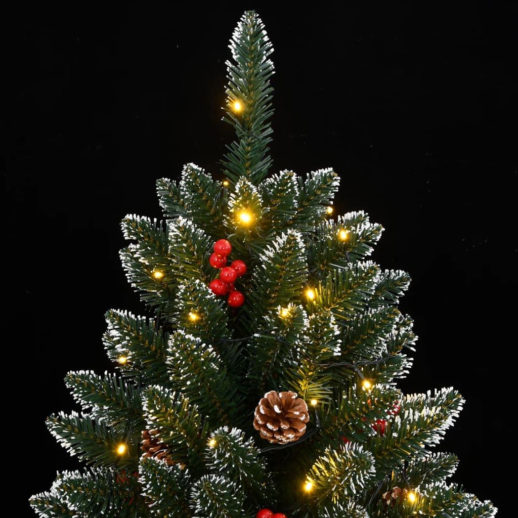 vidaXL Artificial Christmas Tree 300 LEDs 180 cm - Green - 35725