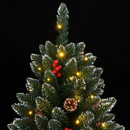 vidaXL Artificial Christmas Tree 300 LEDs 180 cm - Green - 35725