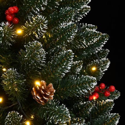 vidaXL Artificial Christmas Tree 300 LEDs 180 cm - Green - 35725