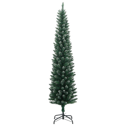 vidaXL Artificial Slim Christmas Tree 150 LEDs 120 cm - Green