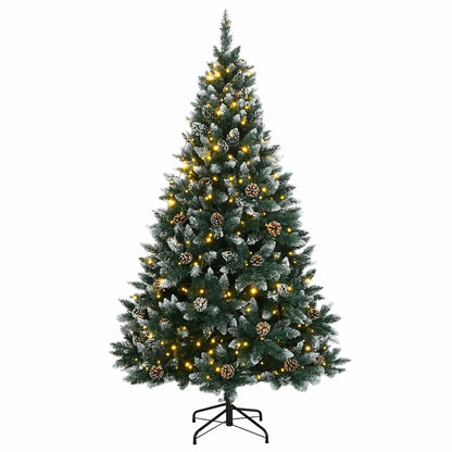 vidaXL Artificial Christmas Tree 150 LEDs 120 cm - Green