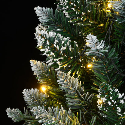 vidaXL Artificial Christmas Tree 150 LEDs 150 cm - Green - 35831