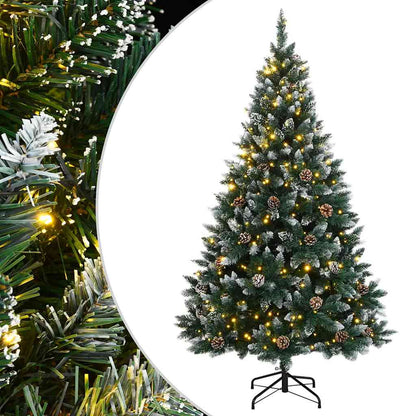 vidaXL Artificial Christmas Tree 300 LEDs 180 cm - Green - 35834