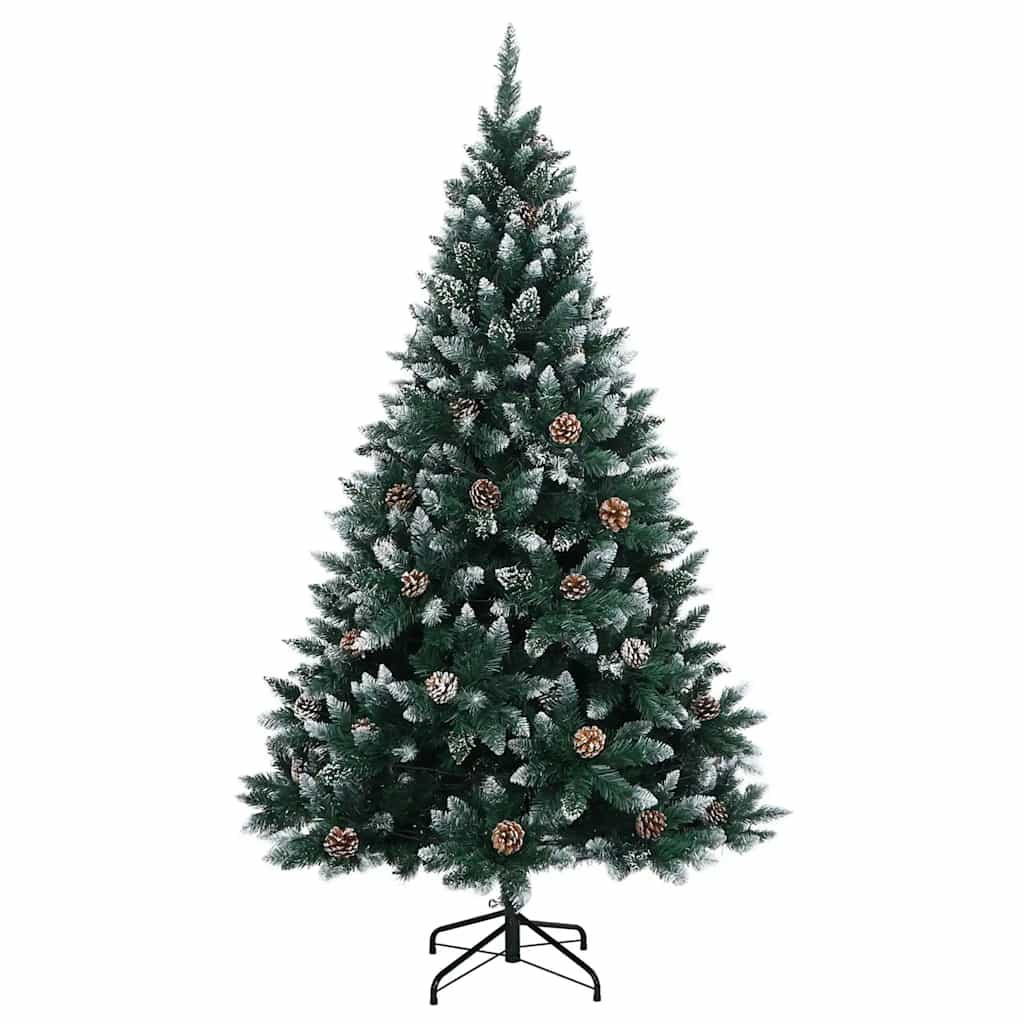 vidaXL Artificial Christmas Tree 300 LEDs 180 cm - Green - 35834