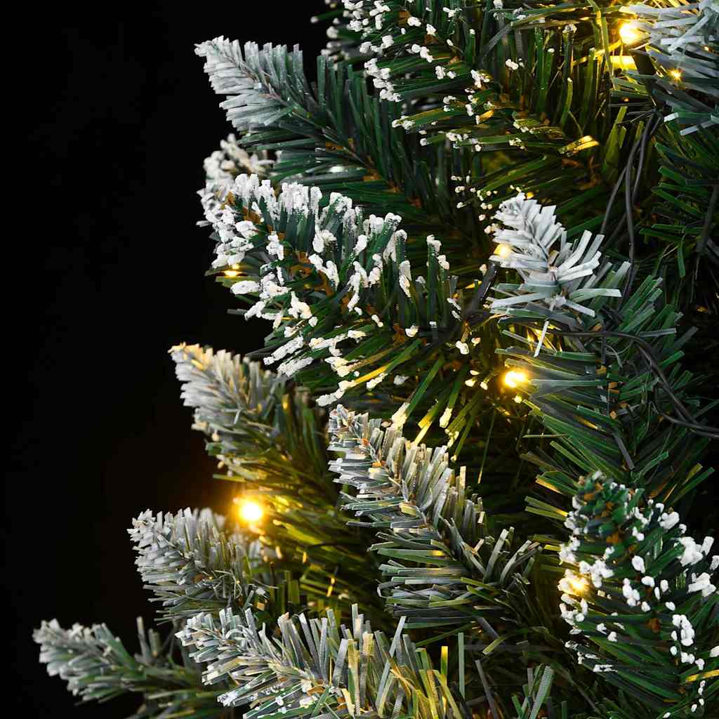 vidaXL Artificial Christmas Tree 300 LEDs 180 cm - Green - 35834