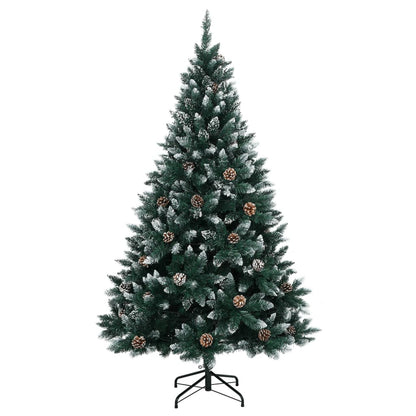 vidaXL Artificial Christmas Tree 300 LEDs 210 cm - Green - 35835