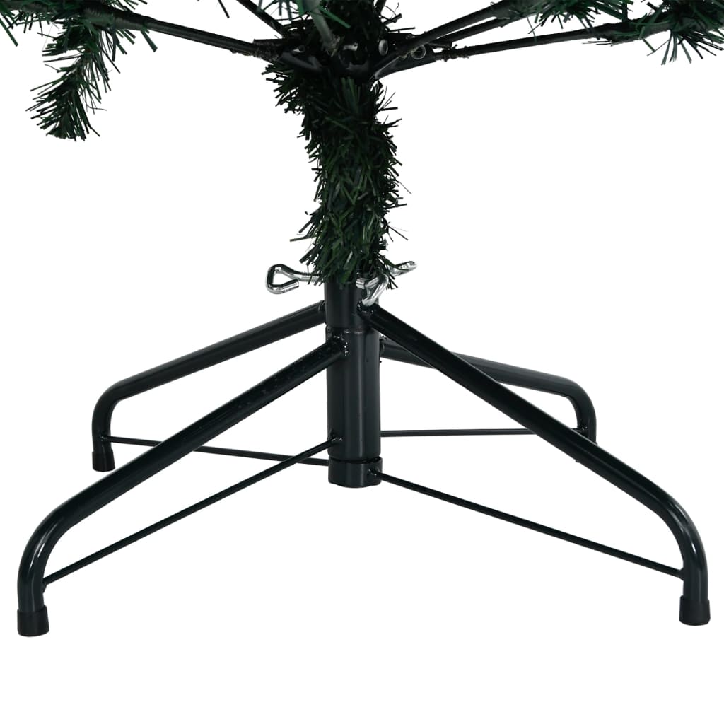 vidaXL Artificial Christmas Tree 300 LEDs 210 cm - Green - 35835