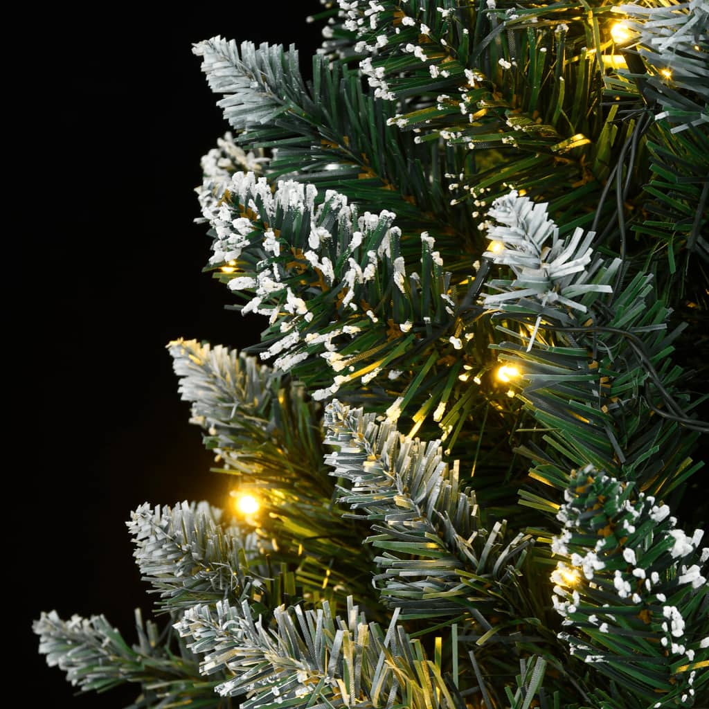 vidaXL Artificial Christmas Tree 300 LEDs 210 cm - Green - 35835