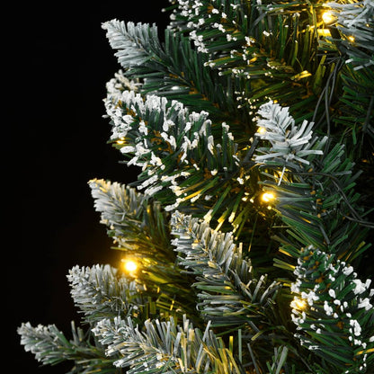 vidaXL Artificial Christmas Tree 300 LEDs 210 cm - Green - 35835