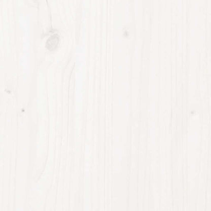vidaXL Wooden Christmas Tree for Decoration White 69.5 cm Solid Wood Pine
