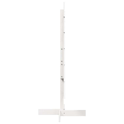vidaXL Wooden Christmas Tree for Decoration White 120 cm Solid Wood Pine