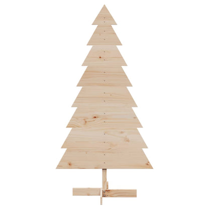 vidaXL Wooden Christmas Tree for Decoration 150 cm Solid Wood Pine - Brown