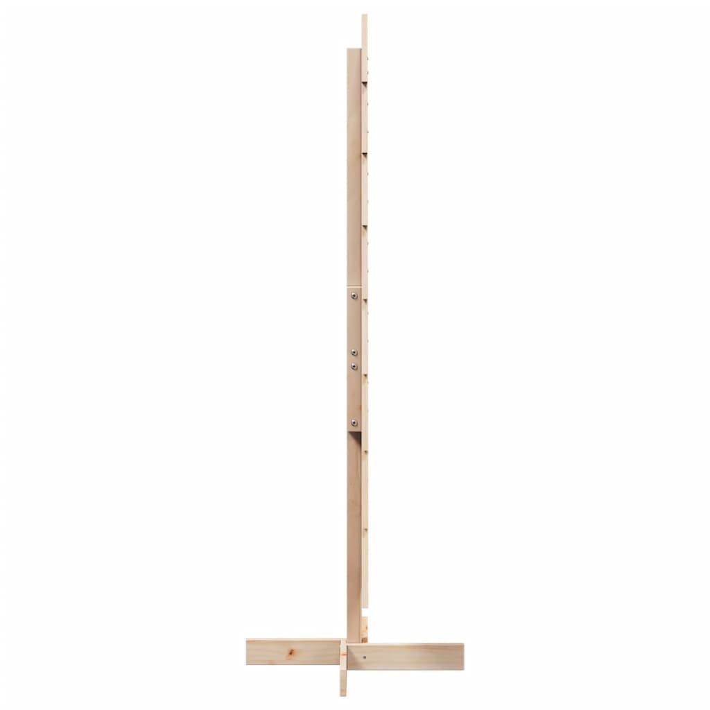vidaXL Wooden Christmas Tree for Decoration 150 cm Solid Wood Pine - Brown