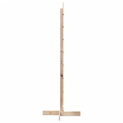 vidaXL Wooden Christmas Tree for Decoration 150 cm Solid Wood Pine - Brown