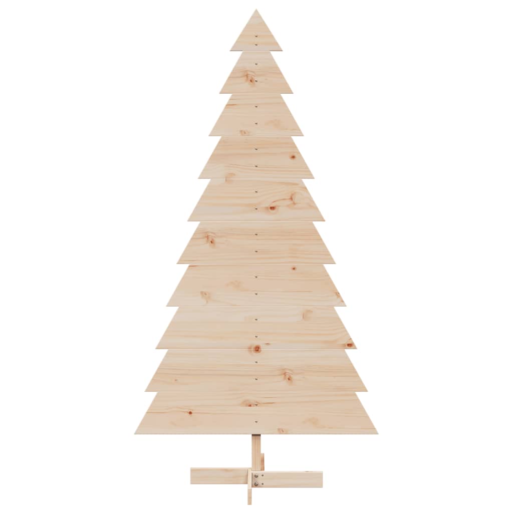 vidaXL Wooden Christmas Tree for Decoration 180 cm Solid Wood Pine - Brown