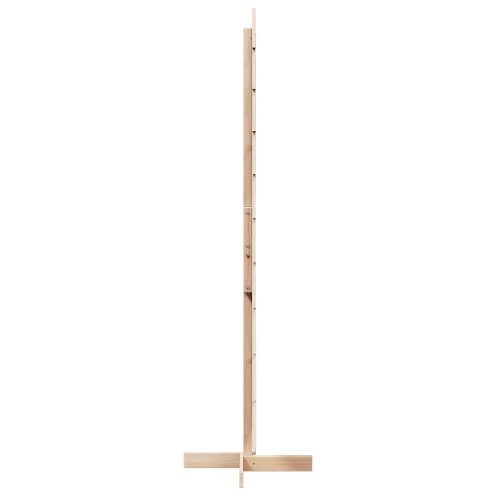vidaXL Wooden Christmas Tree for Decoration 180 cm Solid Wood Pine - Brown